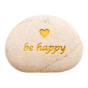 Be Happy tekststeen