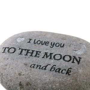 Tekststeen I love you