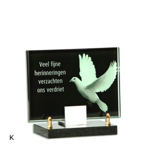 Foto op glas zwart-wit